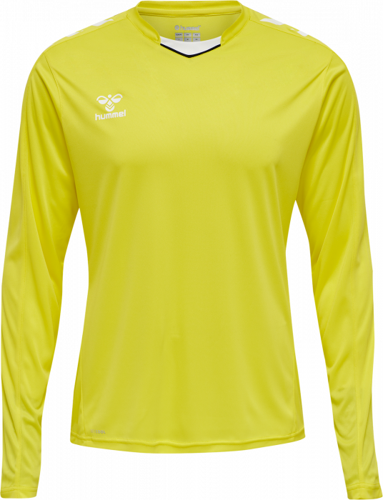 Hummel - Core Xk Poly Jersey Long - Blazing Yellow & biały