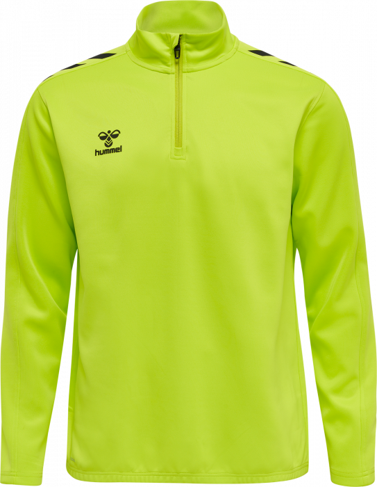 Hummel - Core Xk Half Zip Sweater - Lime & noir