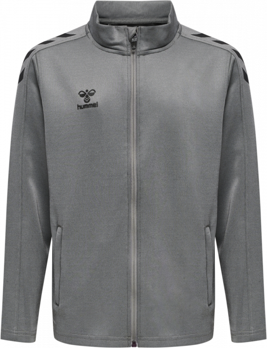 Hummel - Core Xk Poly Sweatshirt Jr - Grey Melange & sort