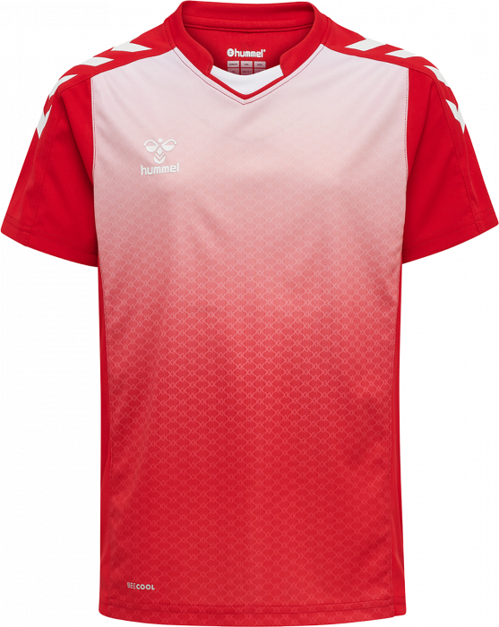 Hummel - Core Xk Sublimaiton Jersey Jr - True Red & white