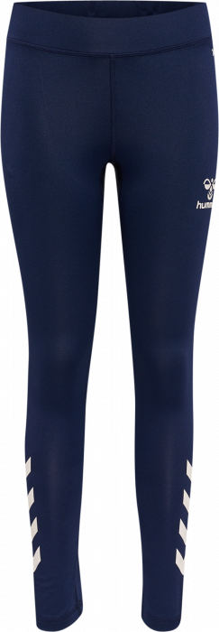 Hummel - Core Xk Tights Junior - Marine & branco