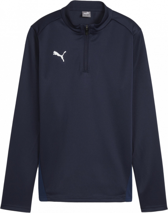 Puma - Team Goal Training Top With Half Zip Women - Granat