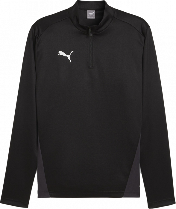 Puma - Team Goal Training Top With Half Zip Jr - Nero