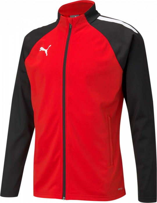 Puma - Teamliga Training Jacket Jr - Röd & svart