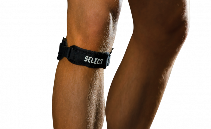 Select - Procare Knee Strap - Negro & amarillo fluorescente